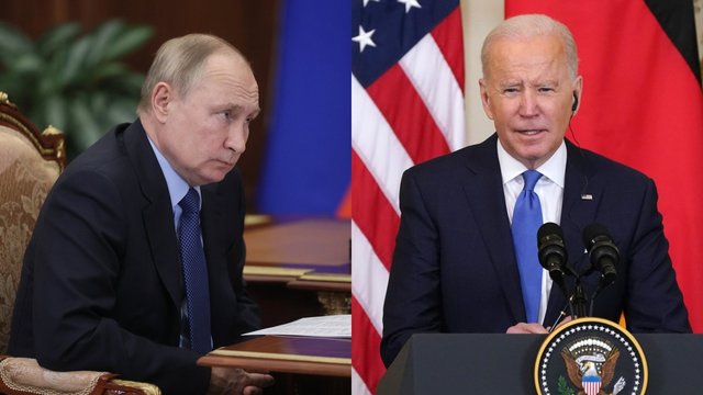 Rusijos pranešimus apie pajėgų atitraukimą nuo Ukrainos pasienio JAV vadina melagingais: karių tik daugėja