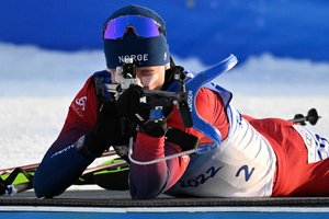 Olimpiadoje nusileido biatlono uždanga: ketvirtą kartą auksu suspindo J. Boe žvaigždė