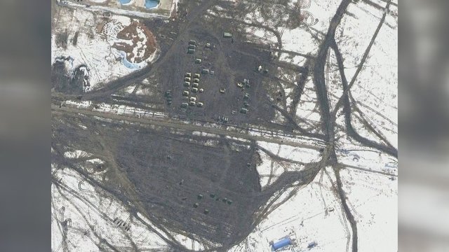 Užfiksuota: vos už 15 km nuo sienos su Ukraina dislokuota nauja Rusijos karinė įranga