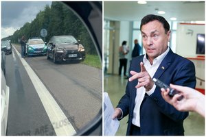 Teismas baigė nagrinėti Petro Gražulio bylą dėl chuliganiško vairavimo, sprendimas – po savaitės