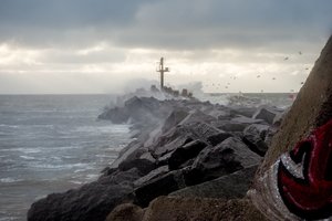 Į Klaipėdos uostą dėl stipraus vėjo negali įplaukti trys laivai 