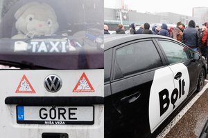 Protestuojantys „Bolt“ vairuotojai žada dar didesnę piketo akciją: „Visi jaučiasi nuskriausti“