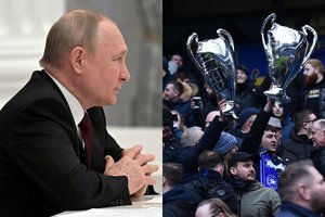 Po V. Putino sprendimų – UEFA žinia: prakalbo apie Čempionų lygos finalo Rusijoje likimą