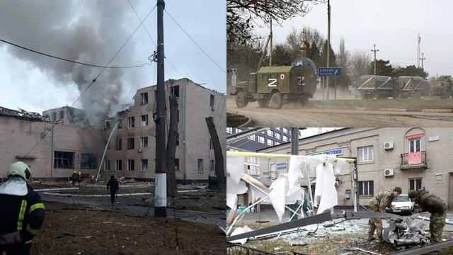 Ukrainoje esantis lietuvis: savo akimis matėme, kaip į žmonių kiemus krenta sprogmenys