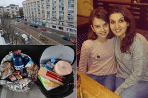 Kijeve gyvenanti Lena su dukra liko namuose: bėgti nėra kur