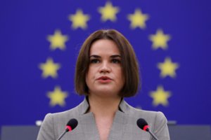 S. Cichanouskaja „išdavyste“ kaltina A. Lukašenką dėl pagalbos Rusijai