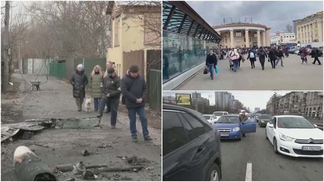 Kijeve – sprogimai ir apgriauti daugiabučiai: gyventojai papasakojo, kas dedasi iš tiesų