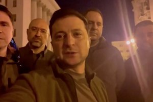 V. Zelenskis pavadino Rusijos veto JT Saugumo Tarybos rezoliucijai „kruvina dėme“