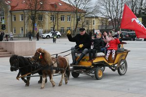 Užgavėnės Marijampolėje – be didelių linksmybių ir su atjauta Ukrainos žmonėms