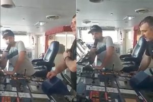 Įrašas iš Gruzijos internete sukėlė euforiją: atsisakė duoti rusams degalų ir pasiūlė irkluoti