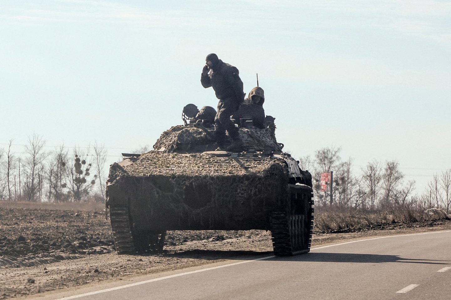 Ukrainos kariai Charkovo regione.<br>Reuters / Scanpix nuotr.