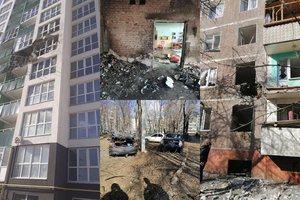 Černigovo gyventojas: mus puola iš Baltarusijos pusės, raketos kliudė gyvenamuosius namus