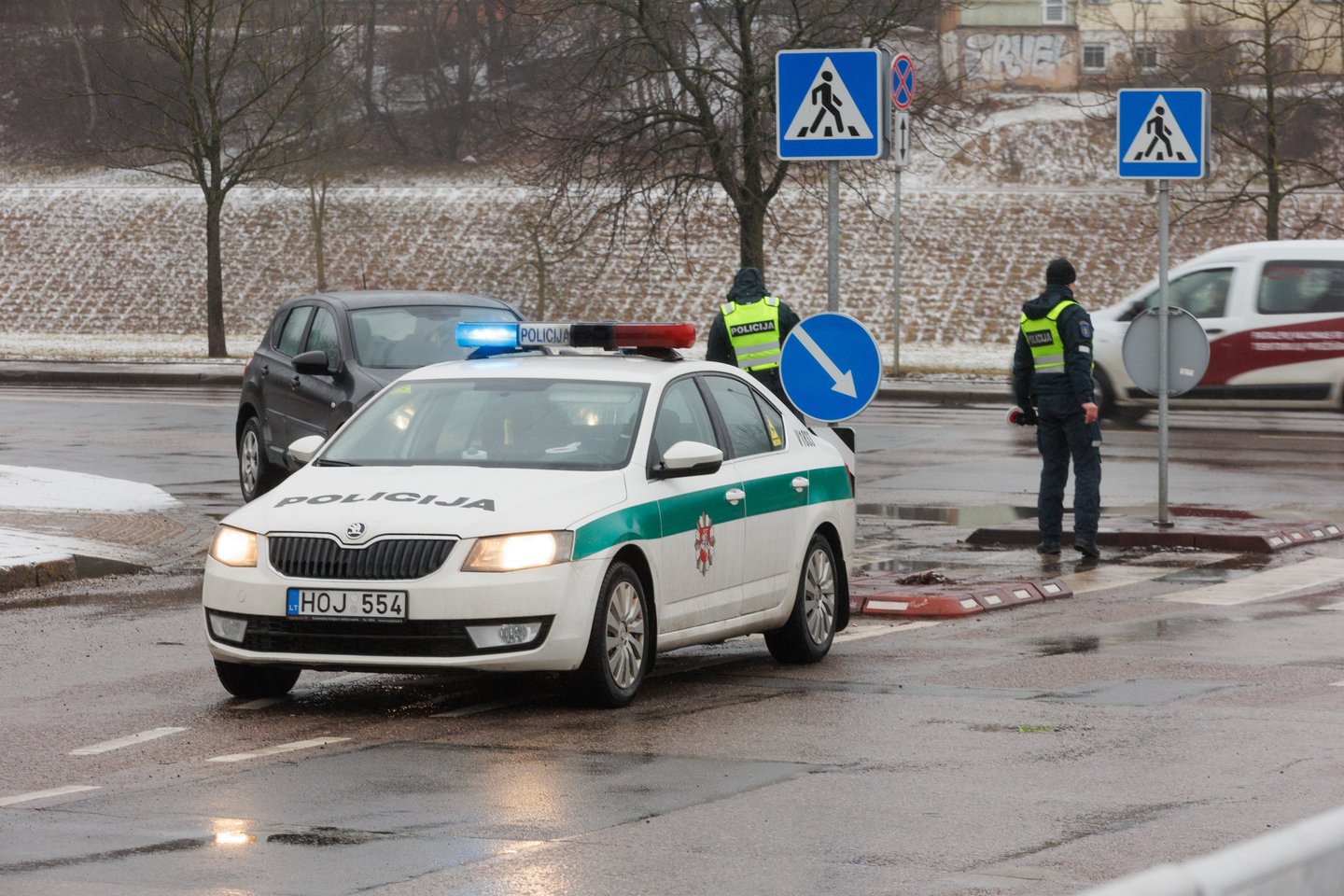 Lietuvos policija informuoja, kad kovo mėnesį pareigūnai keliuose vykdys prevencines priemones.<br>T.Bauro nuotr.