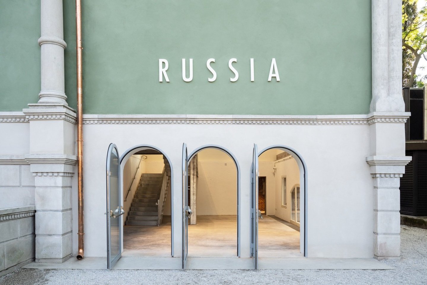 Rusijos paviljonas Venecijos bienalėje liks uždarytas.<br>Marco Cappelletti / archdaily.com nuotr.