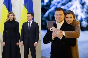 Volodymyro Zelenskio žmona Olena: būsiu rami ir pasitikinti, būsiu šalia vaikų ir vyro