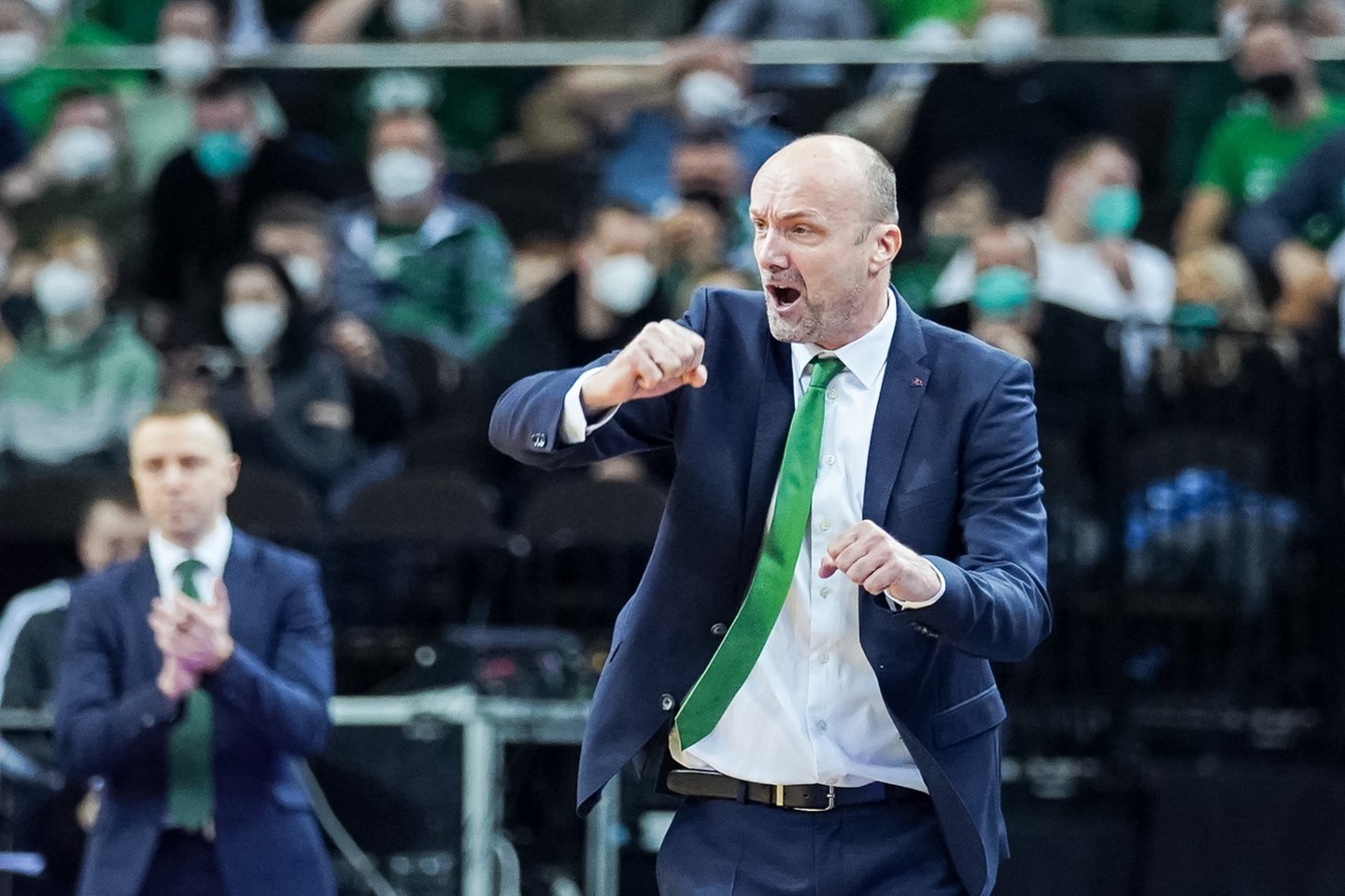 Kauno „Žalgiris“ Eurolygoje iškovojo trečiąją pergalę iš eilės.<br>G.Bitvinsko nuotr.