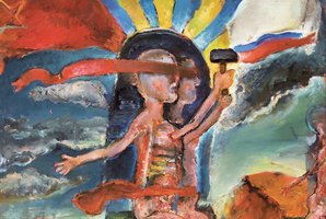 Šviesaus atminimo tapytojo Aleksandro Vozbino parodoje – sąsajos su šių dienų grimasomis