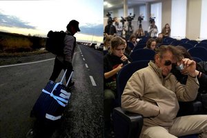 JAV aktorius Seanas Pennas buvo priverstas bėgti iš Ukrainos: pėsčiomis nukeliavo iki Lenkijos sienos