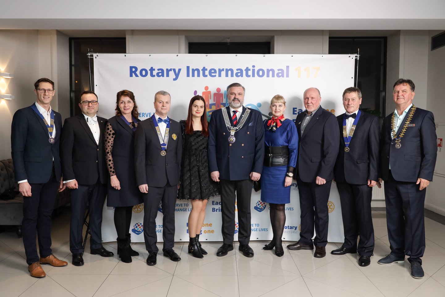  "Rotary International" klubų vadovai.<br>V.Kirklio nuotr. 