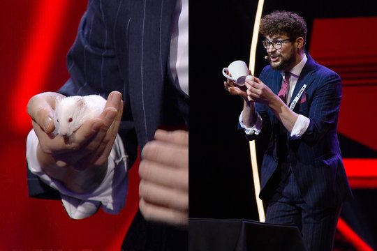 Pirmoji „Lietuvos talentų“ intriga – jau šį sekmadienį: žiurkėnas pradingo iliuzionisto burnoje