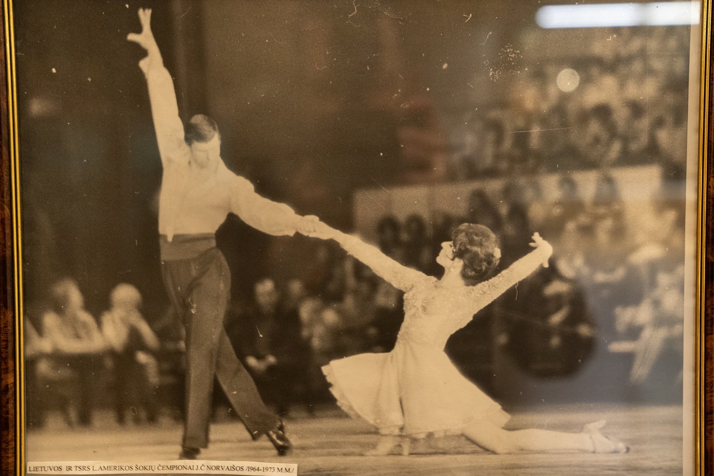 Česlovas ir Jūratė Norvaišos – darni pora ant šokių parketo ir gyvenime.<br> G.Bitvinsko ir asmeninio archyvo nuotr.