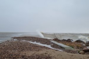 Audros padarinių šalinimas Klaipėdos uoste kainuos beveik milijoną eurų