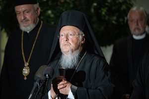 Krikščionių ortodoksų lyderis, ekumeninis patriarchas Baltramiejus I sako tapęs „Maskvos taikiniu“