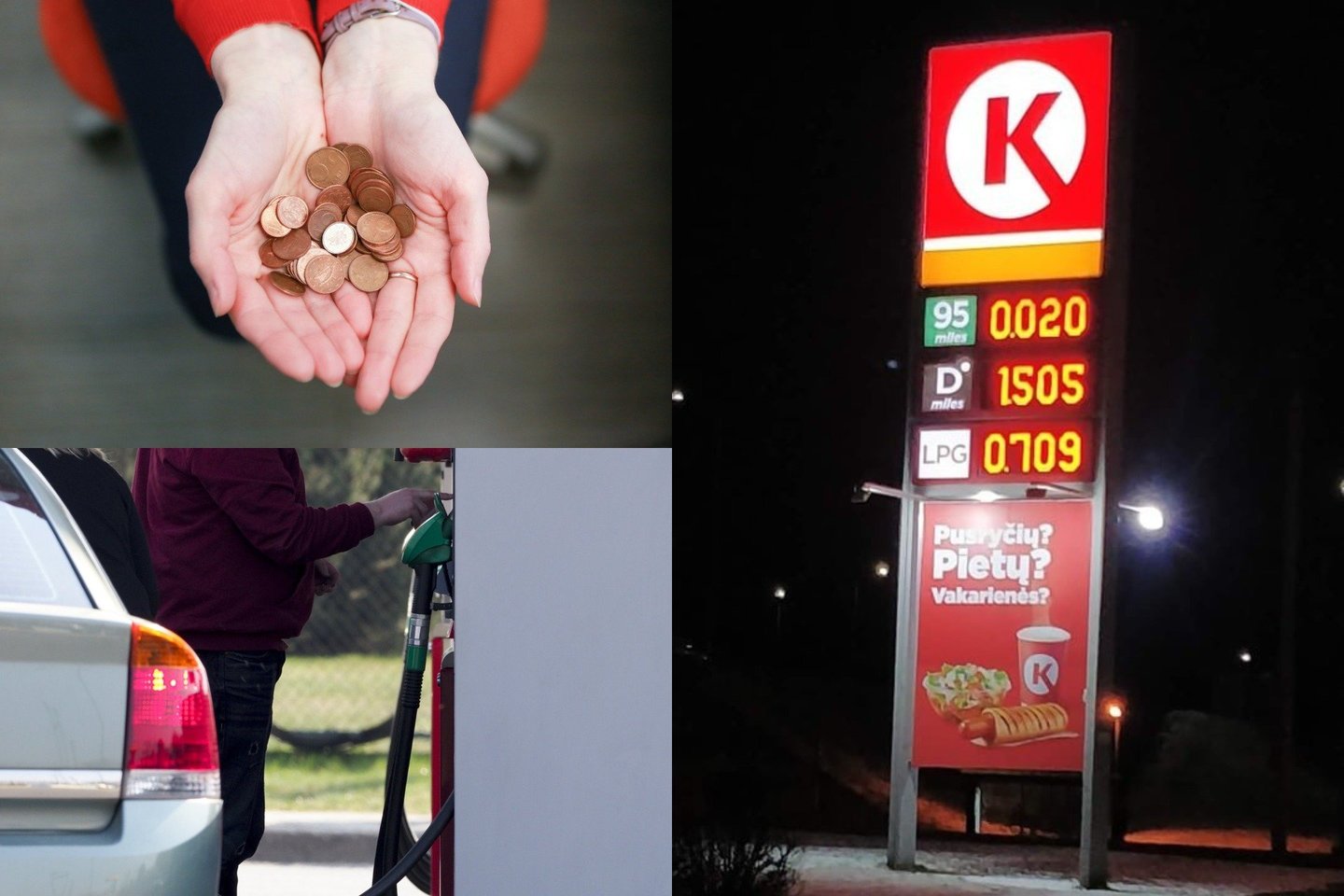 Lietuvoje prieš kelis mėnesius degalai, kainavę tik du centus, pritraukė didelį vairuotojų susidomėjimą socialiniuose tinkluose.<br>lrytas.lt fotomontažas