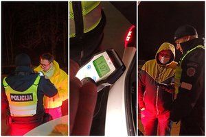 Per reidą Vilniuje teisių neteko 6 vairuotojai – kas „skrido“ pažeme, kas girtas važiavo