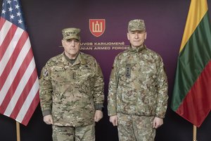 Lietuvoje lankėsi aukščiausias JAV karinis pareigūnas