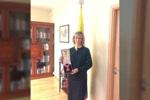 Nuo 2014-ųjų karo žiaurumus išgyvenanti nužudyto konsulo našlė iš Luhansko nesitrauks: niekur nėra saugu