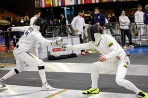 Velnio tuzinas lietuvių Europos fechtavimo čempionate nenustebino: geriausiai sekėsi M. Medišauskui