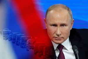 Visą savaitgalį stebėjo propagandinius Rusijos TV kanalus: „Vis kartojami tie patys žodžių junginiai“