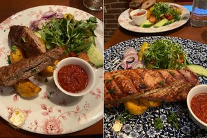 Maistas šiame restorane puikus, bet pietus gadino darbuotojų elgesys