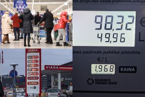 Kai kurie aspektai ekonomikoje jau kelia nerimą: lietuviai pradėjo deginti santaupas, degalų kainos keičia vairuotojų įpročius