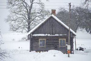 Dalyje Lietuvos žiema nesitraukia: vietomis sniego danga vis dar siekia 25 cm