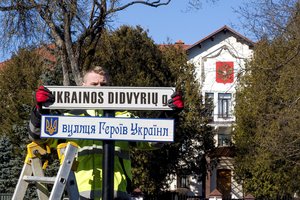 Oficialu: Rusijos ambasada Vilniuje – Ukrainos Didvyrių gatvėje