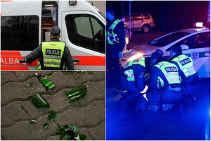 Kruvinas jaunimo vakarėlis Kaune: vaikinui šuke perrėžtas kaklas, auka atsidūrė reanimacijoje