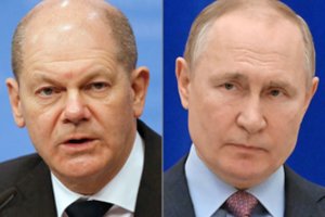 Kremlius: V. Putinas ir O. Scholzas pasikalbėjo telefonu
