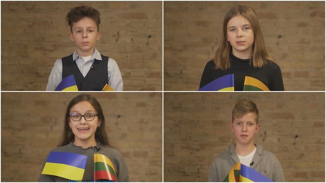 Lietuvos vaikai ir vaiko teisių gynėjai prašo stabdyti karą Ukrainoje: siunčia žinutę ir prašo ja dalintis