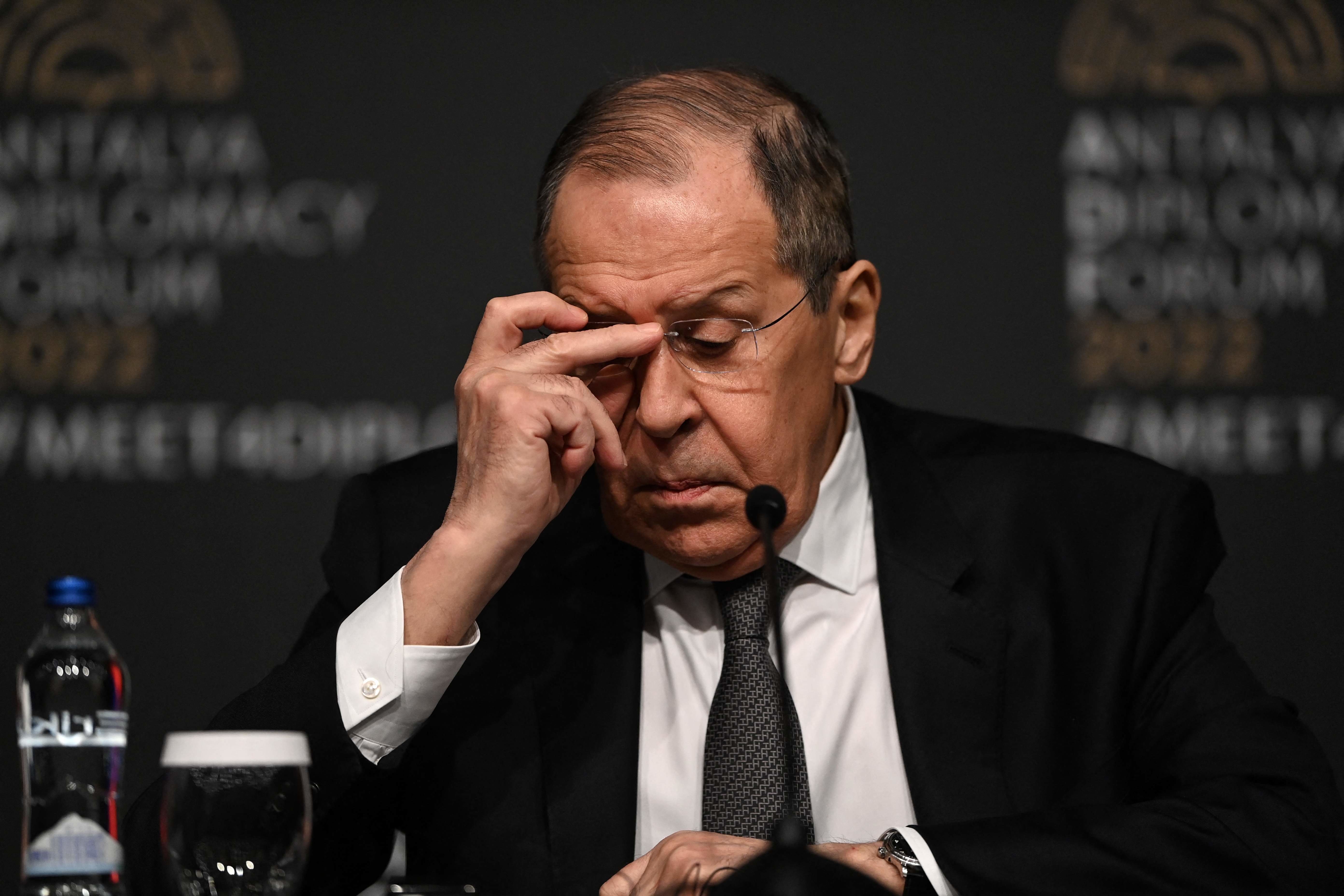 Rusijos užsienio reikalų ministras Sergejus Lavrovas.AFP/Scanpix nuotr.