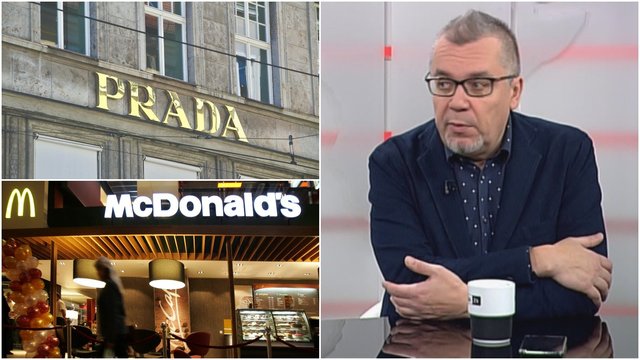 A. Puklevičius: nereikia tikėtis, kad „Prada“ ir „McDonald's“ sugrįš į Rusiją po pirmo derybų etapo