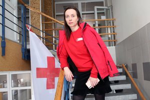 Raudonojo Kryžiaus Kauno skyriaus vadovė atskleidė, ko labiausiai trokšta nuo karo siaubo bėgantys ukrainiečiai