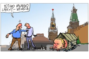 Juozas Erlickas susirūpino: „Ar Pūtinas vyšnių sodą iškirs jau šį pavasarį?“