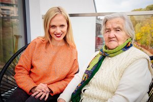 TV laidų vedėja Živilė Kropaitė-Basiulė pristatė knygą apie savo močiutę