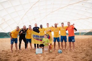 Paplūdimio futbolo pavasario taurę iškovojo „Dembavos“ komanda