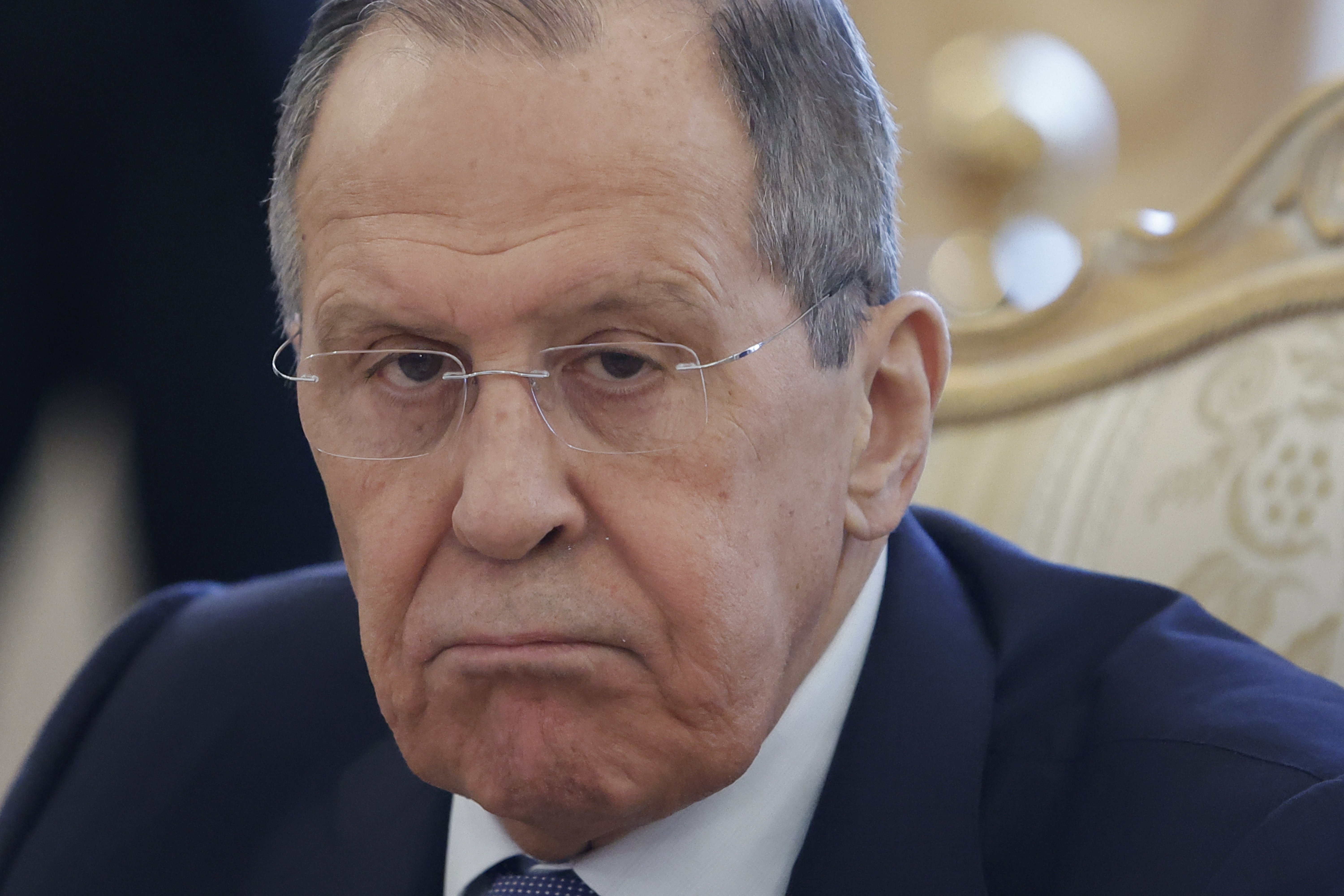 Rusijos užsienio reikalų ministras Sergejus Lavrovas.AP/Scanpix nuotr.