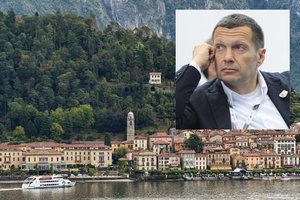 Prabilo šalia Kremliaus propagandisto V. Solovjovo vilų Italijoje įsikūrę kaimynai: „Arogantiškas veidmainis“