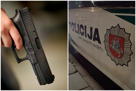 Seniai matytas ginkluotų ir kaukėtų chuliganų išpuolis Vilniuje: apšaudė automobilį, supjaustė padangas