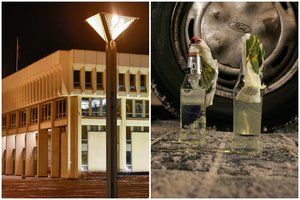 Teismas nesutiko suimti Seimą Molotovo kokteliais apmečiusio įtariamojo